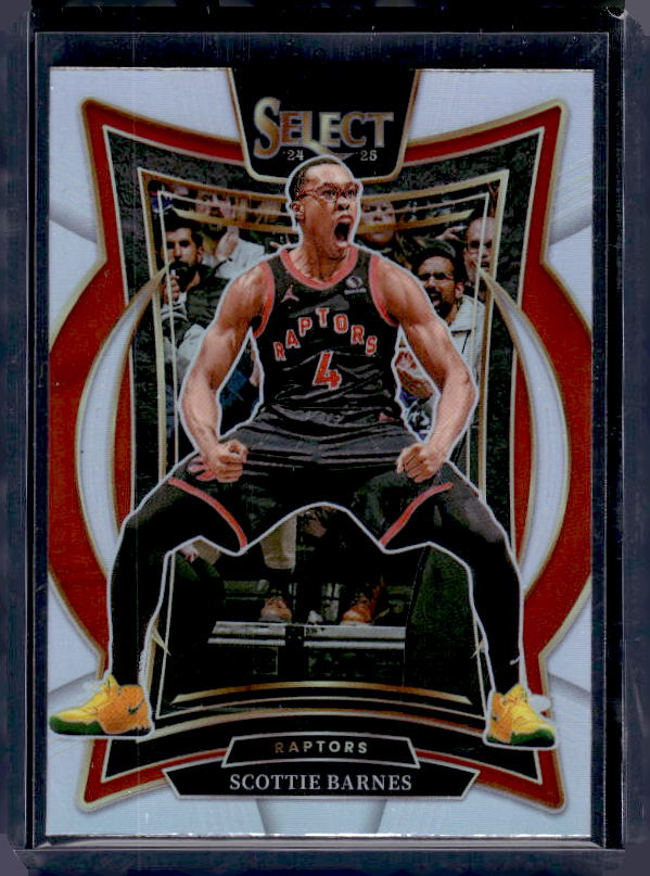 2024-25 Panini Select #30 Scottie Barnes Silver Prizm