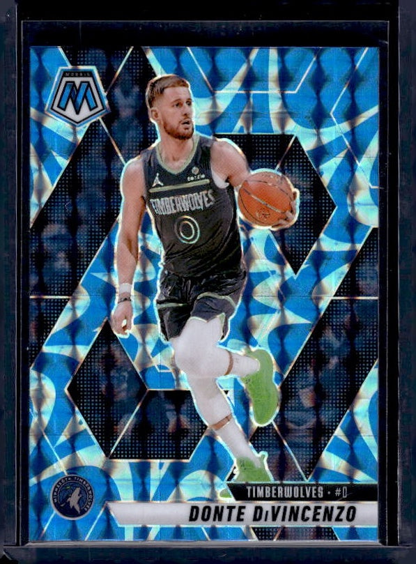 2024-25 Panini Mosaic #73 Donte DiVincenzo Reactive Blue Mosaic