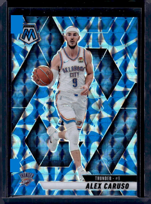 2024-25 Panini Mosaic #182 Alex Caruso Reactive Blue Mosaic