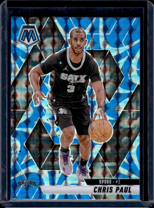 2024-25 Panini Mosaic #59 Chris Paul Reactive Blue Mosaic