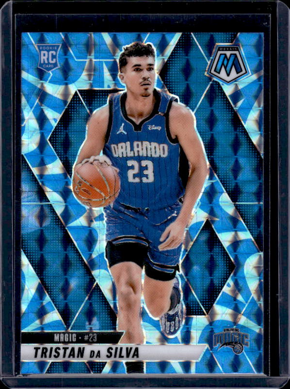 2024-25 Panini Mosaic #230 Tristan da Silva Reactive Blue Mosaic