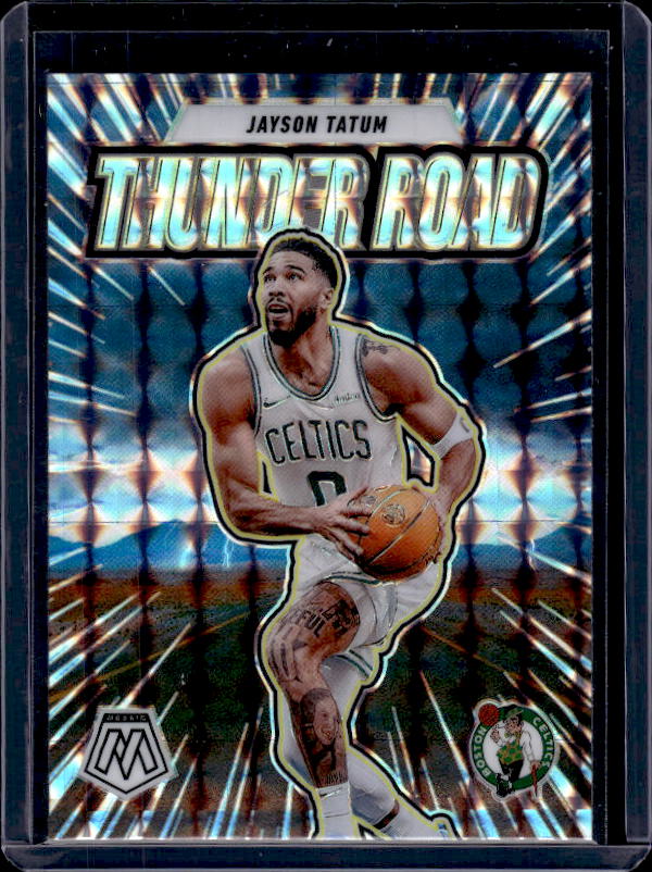 2024-25 Panini Mosaic #6 Jayson Tatum Thunder Road Mosaic