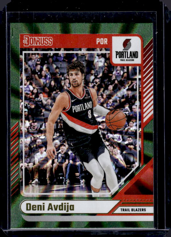 2024-25 Donruss #119 Deni Avdija Holo Green Laser
