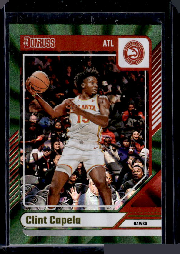 2024-25 Donruss #142 Clint Capela Holo Green Laser