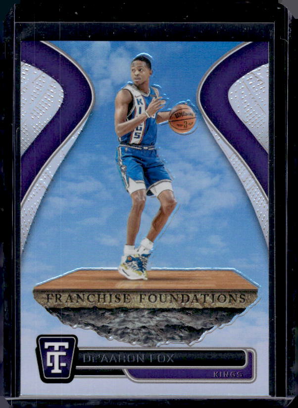 2024-25 Panini Totally Certified #17 De'Aaron Fox Franchise Foundations Mirror