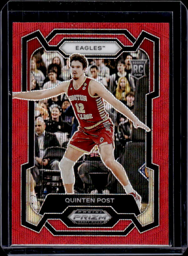 2024 Panini Prizm Draft Picks #73 Quinten Post Prizms Red Wave