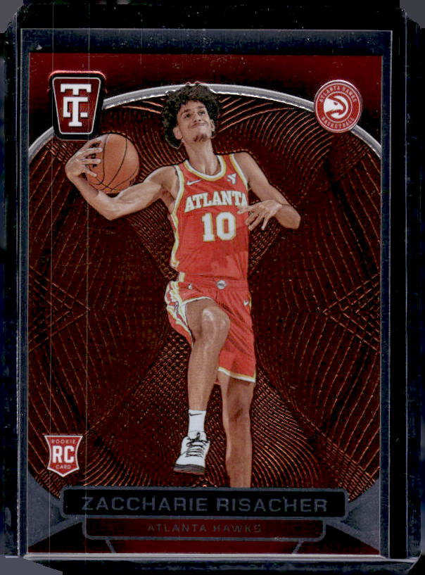 2024-25 Panini Totally Certified #144 Zaccharie Risacher Mirror Bronze