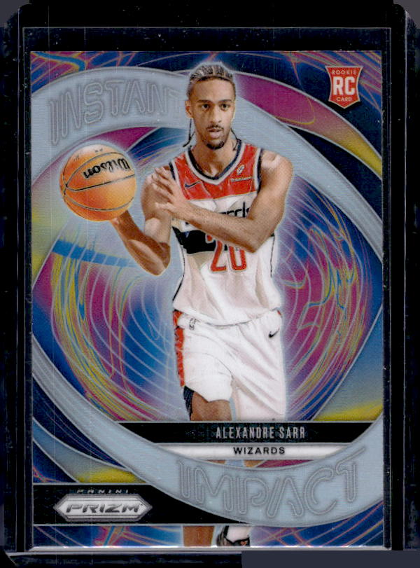 2024-25 Panini Prizm #1 Alexandre Sarr Instant Impact Prizms Silver