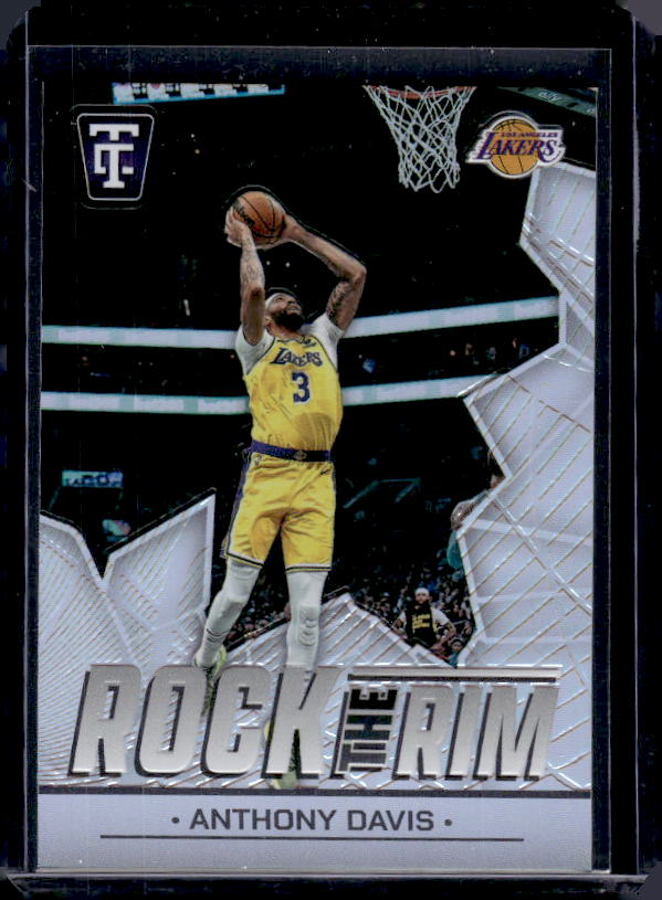 2024-25 Panini Totally Certified #9 Anthony Davis Rock the Rim Mirror