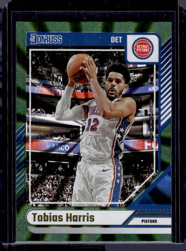 2024-25 Donruss #161 Tobias Harris Holo Green Laser