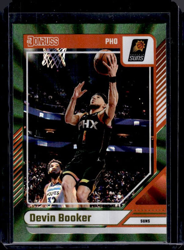 2024-25 Donruss #115 Devin Booker Holo Green Laser