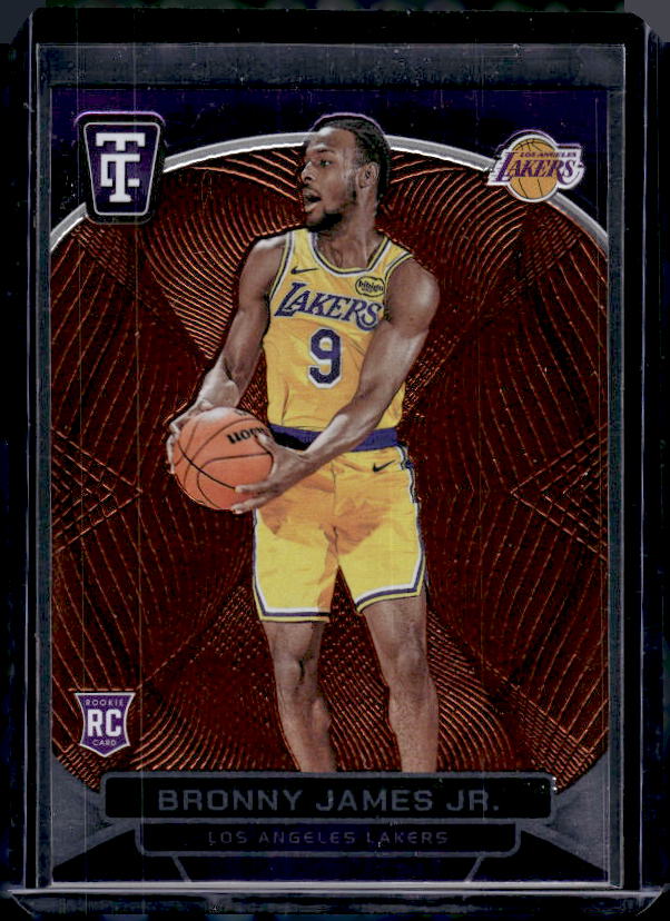2024-25 Panini Totally Certified #150 Bronny James Jr. Mirror Bronze