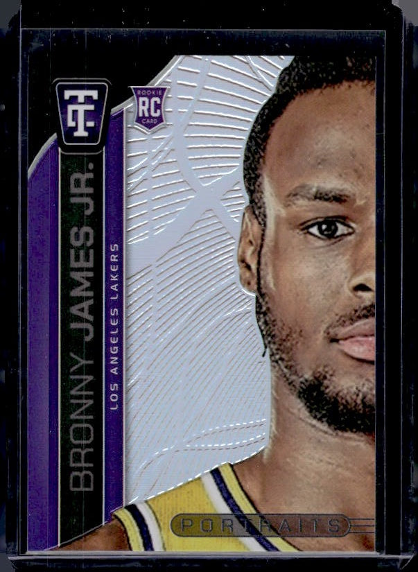 2024-25 Panini Totally Certified #11 Bronny James Jr. Portraits Mirror