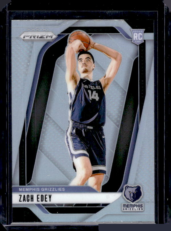 2024-25 Panini Prizm #249 Zach Edey Prizms Silver