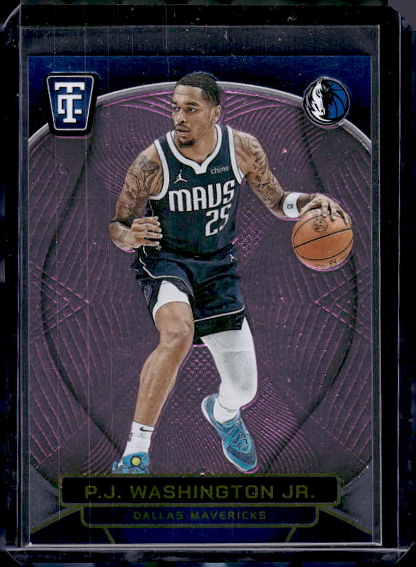 2024-25 Panini Totally Certified #67 P.J. Washington Jr. Mirror Pink #/125