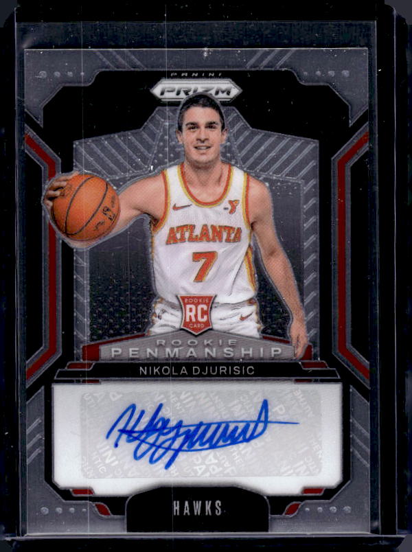 2024-25 Panini Prizm #RPE-NDJ Nikola Durisic Rookie Penmanship