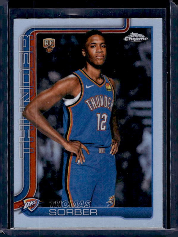 2025-26 Topps Chrome Update #165 Thomas Sorber Refractor