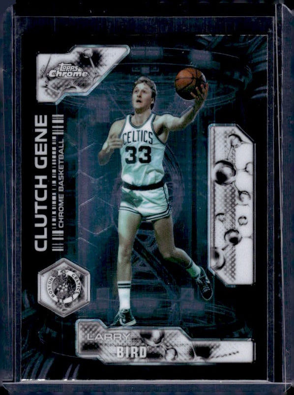 2025-26 Topps Chrome Update #CG-23 Larry Bird Clutch Gene