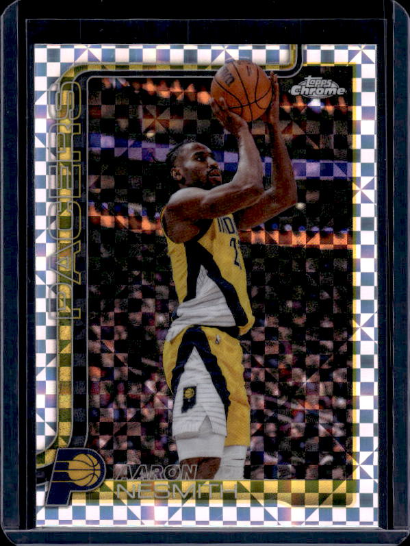 2025-26 Topps Chrome Update #134 Aaron Nesmith X-Fractor