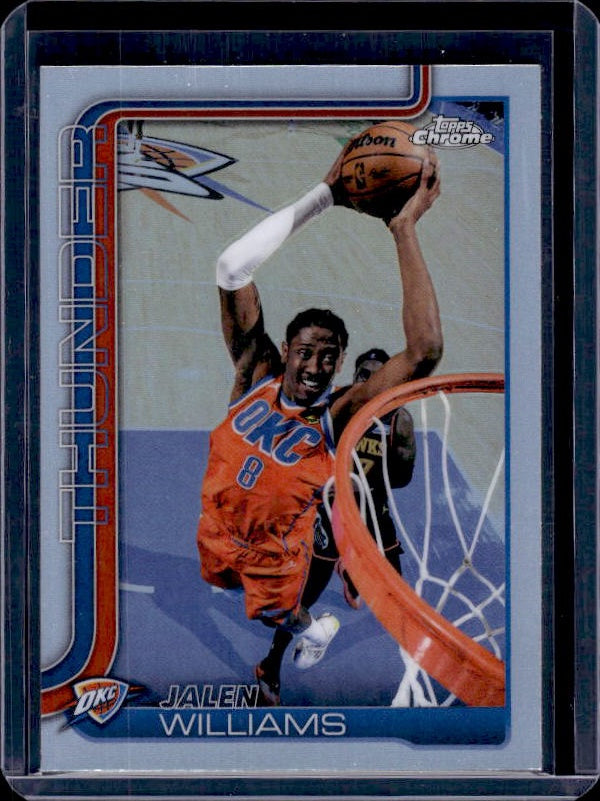 2025-26 Topps Chrome Update #11 Jalen Williams Refractor