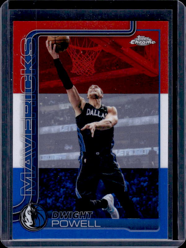 2025-26 Topps Chrome Update #139 Dwight Powell Red, White, & Blue