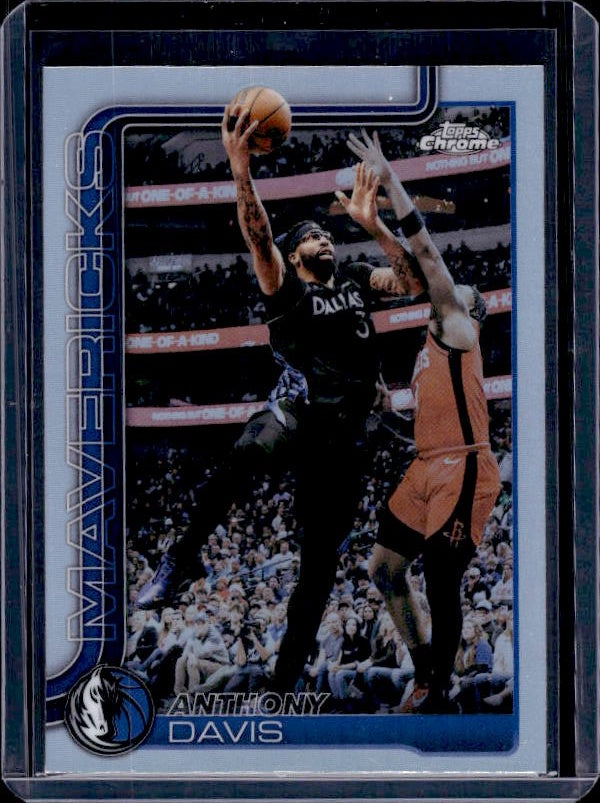 2025-26 Topps Chrome Update #4 Anthony Davis Refractor