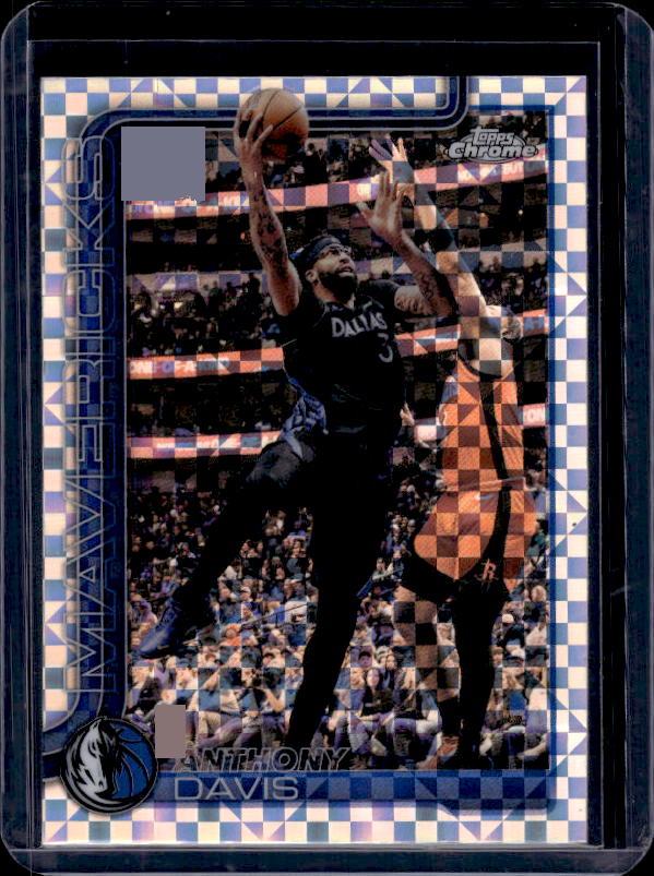 2025-26 Topps Chrome Update #4 Anthony Davis X-Fractor