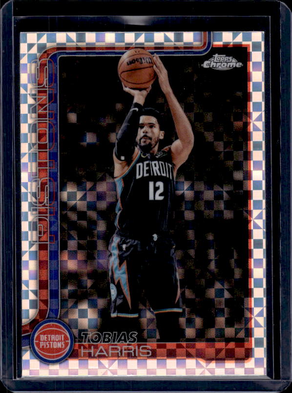 2025-26 Topps Chrome Update #124 Tobias Harris X-Fractor