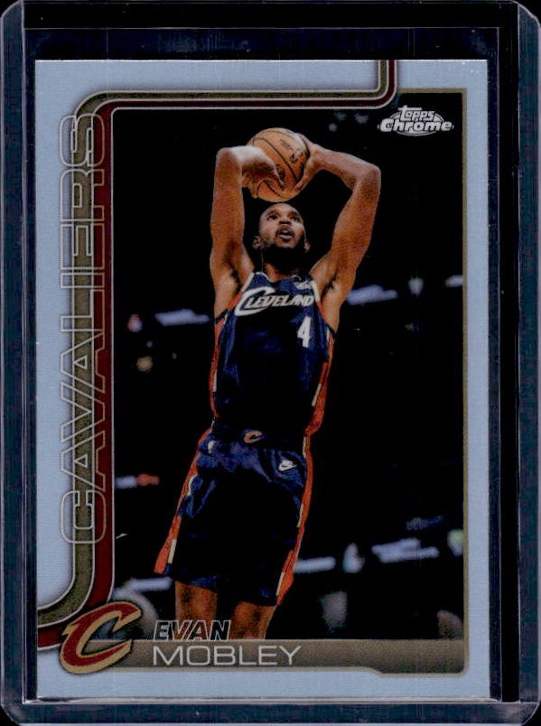 2025-26 Topps Chrome Update #25 Evan Mobley Refractor