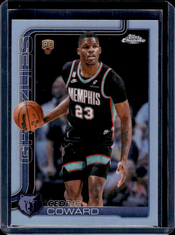 2025-26 Topps Chrome Update #161 Cedric Coward Refractor