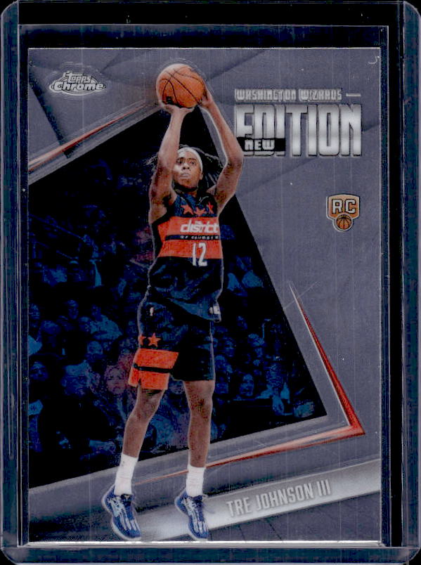 2025-26 Topps Chrome Update #GR-7 Tre Johnson III New Edition