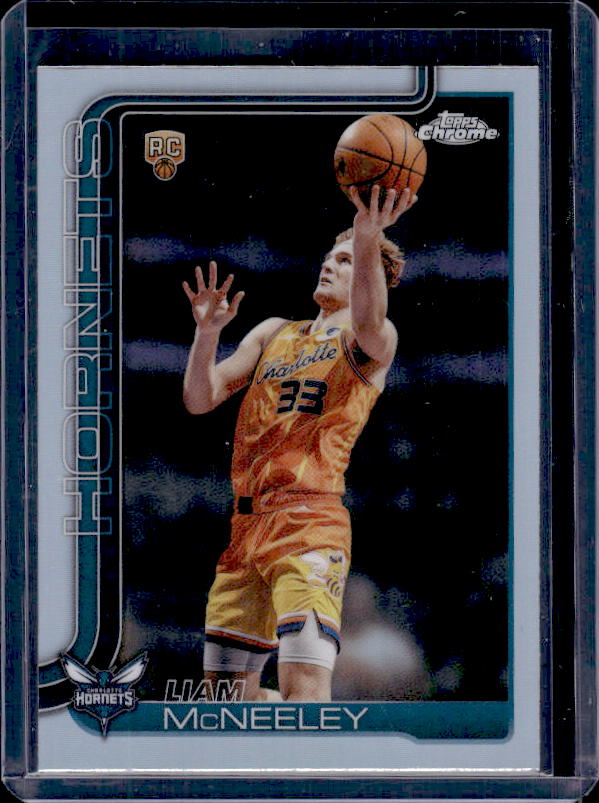2025-26 Topps Chrome Update #179 Liam McNeeley Refractor
