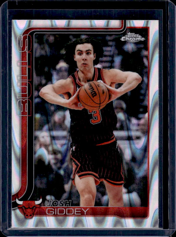 2025-26 Topps Chrome Update #118 Josh Giddey RayWave