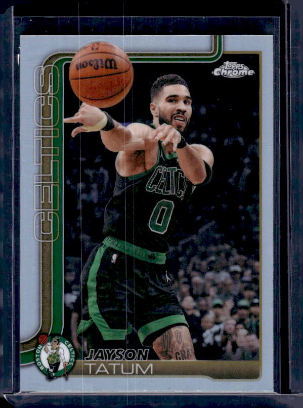 2025-26 Topps Chrome Update #8 Jayson Tatum Refractor