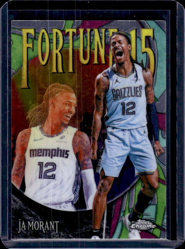 2025-26 Topps Chrome Update #F15-4 Ja Morant Fortune 15