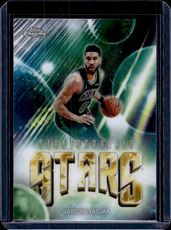 2025-26 Topps Chrome Update #ST-3 Jayson Tatum Straospheric Stars