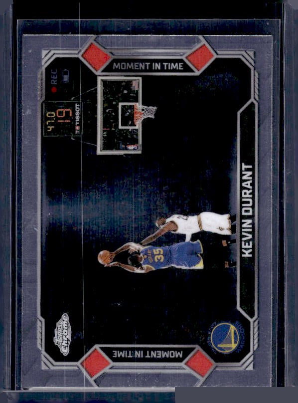 2025-26 Topps Chrome Update #MT-12 Kevin Durant Moment In Time
