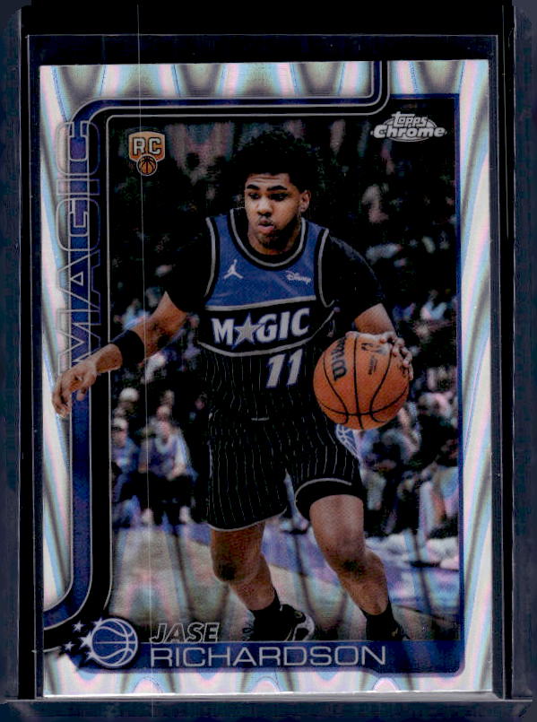 2025-26 Topps Chrome Update #175 Jase Richardson Ray Wave