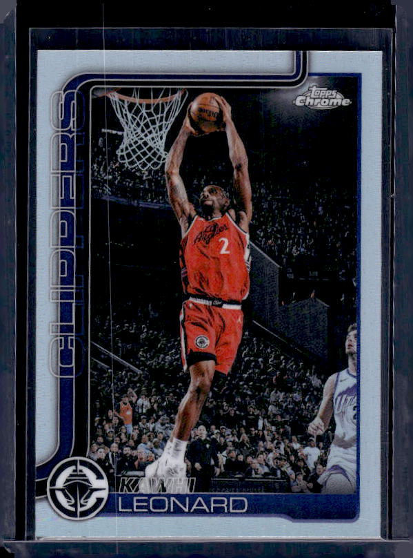 2025-26 Topps Chrome Update #24 Kawhi Leonard