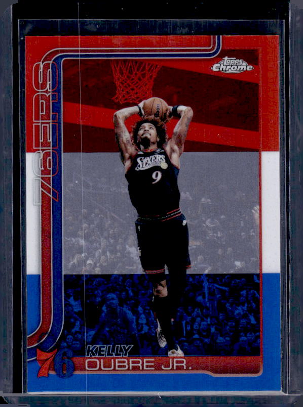 2025-26 Topps Chrome Update #138 Kelly Oubre Jr. Red, White, & Blue