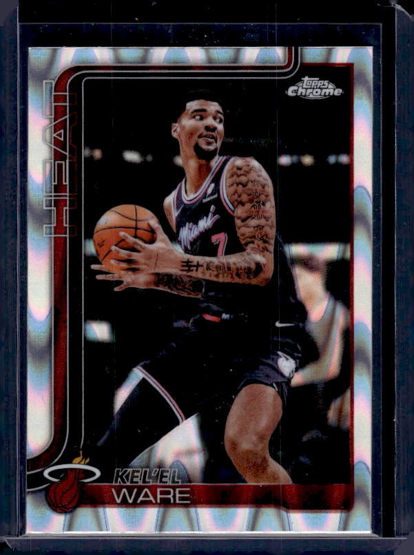 2025-26 Topps Chrome Update #112 Kel’el Ware RayWave