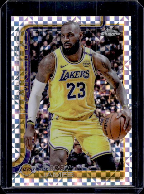 2025-26 Topps Chrome #127 LeBron James X-Fractor