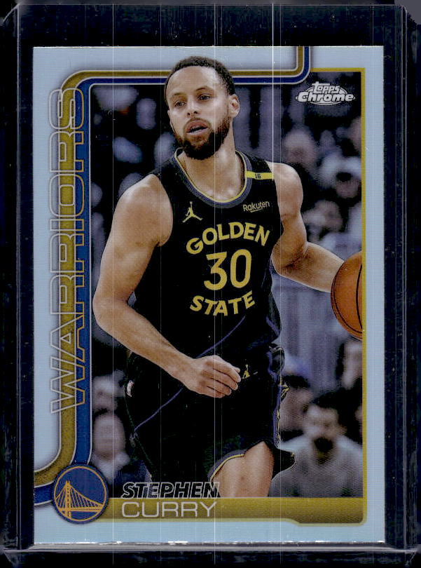 2025-26 Topps Chrome #201 Stephen Curry Refractor