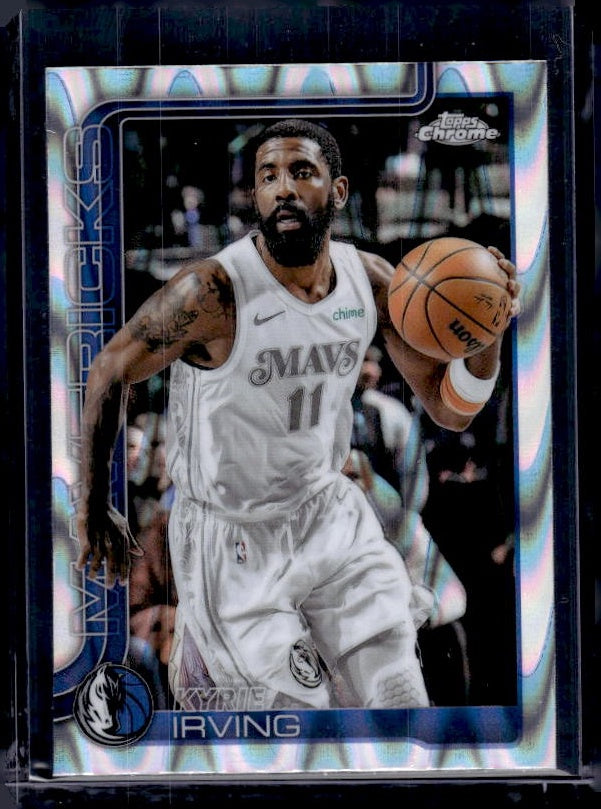 2025-26 Topps Chrome #40 Kyrie Irving RayWave Refractor