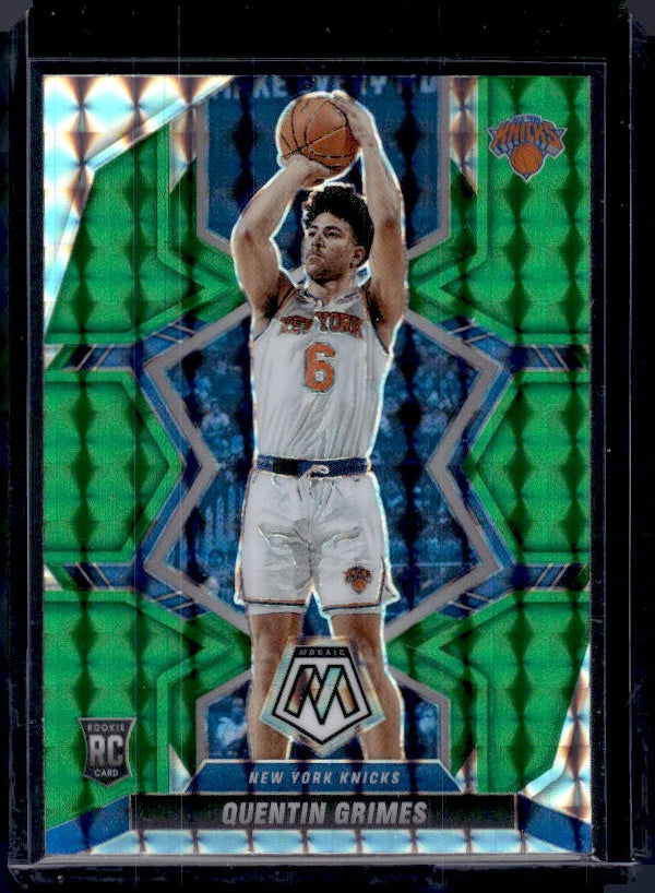 2021-22 Panini Mosaic #223 Quentin Grimes Green