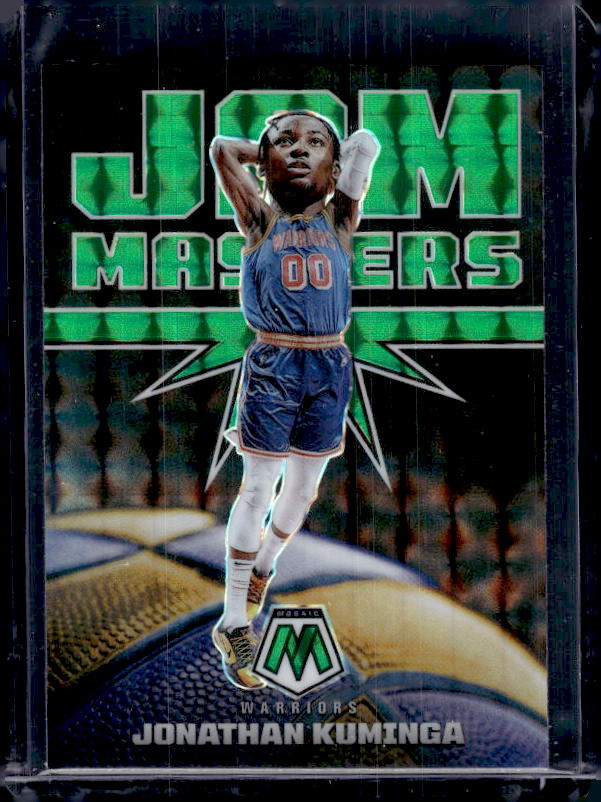 2021-22 Panini Mosaic #18 Jonathan Kuminga Jam Masters Mosaic Green