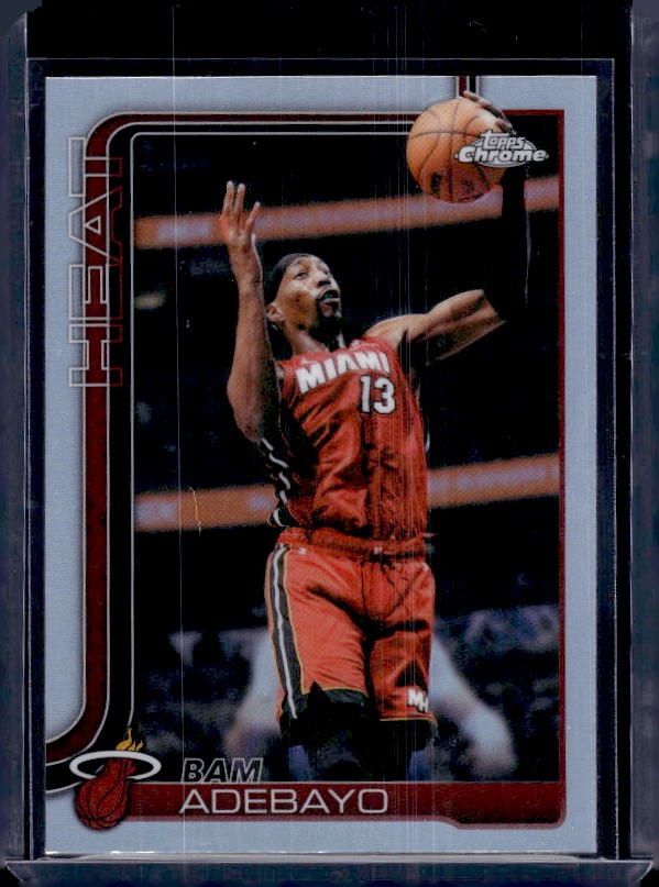 2025-26 Topps Chrome Update #35 Bam Adebayo Refractor