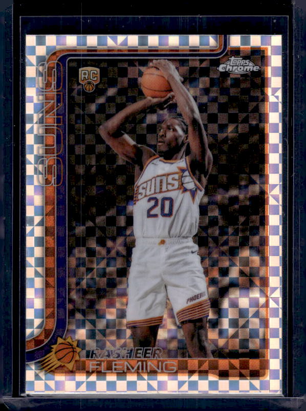 2025-26 Topps Chrome Update #181 Rasheer Fleming X-Fractor