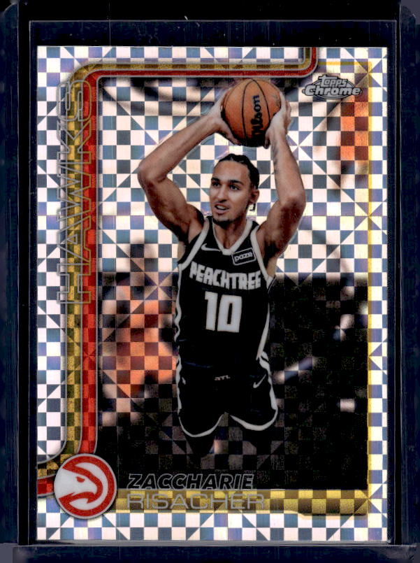 2025-26 Topps Chrome Update #88 Zaccharie Risacher X-Fractor