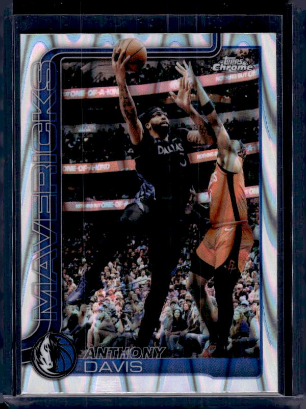 2025-26 Topps Chrome Update #4 Anthony Davis RayWave